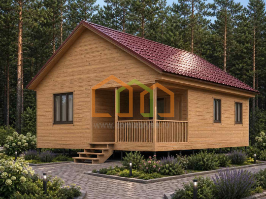 Дом из бруса «КОРОЛЁВ»