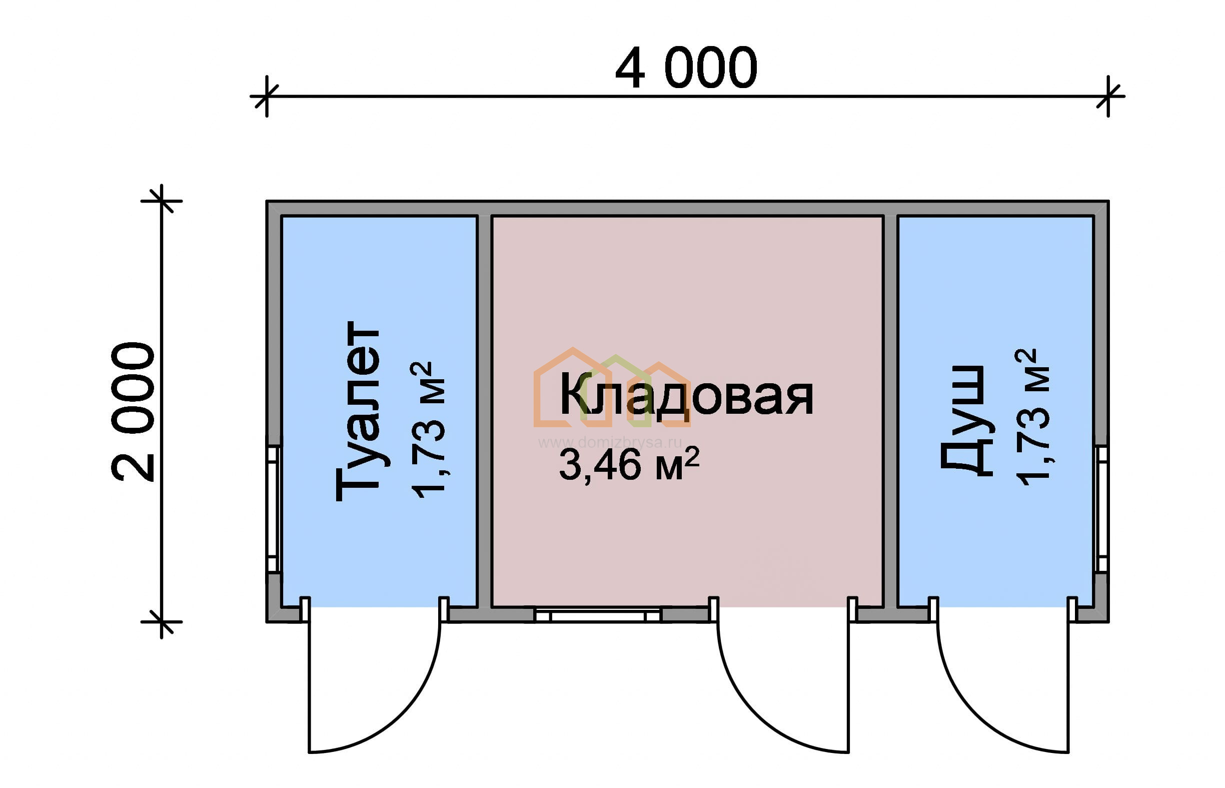 Проект туалета душа и сарая - 98 фото